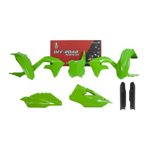 Kit plastiques + Protections de fourches- KAWASAKI