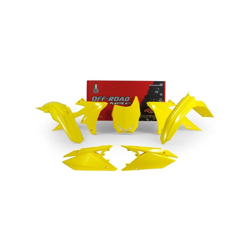 Kit plastiques + Protections de fourches - SUZUKI