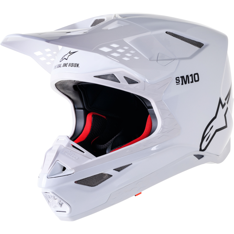 Casque SM10 Solid Blanc - ALPINESTARS