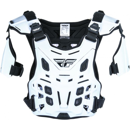 Plastron Revel Roost Off-Road CE Blanc - FLY RACING